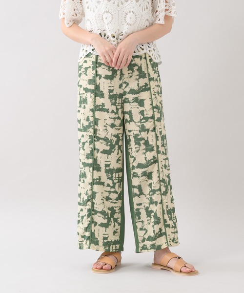 Paradise Picnic（パラダイスピクニック）の「ぼかし柄配色パンツ（その他パンツ・レディース・ブラック/グリーン・FREE）」の11枚目の写真