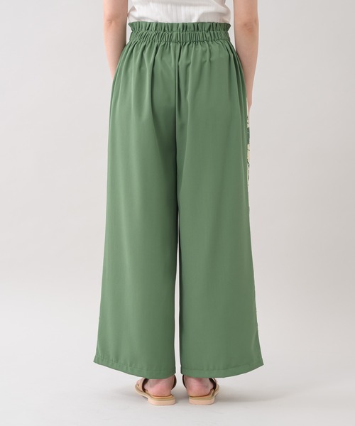 Paradise Picnic（パラダイスピクニック）の「ぼかし柄配色パンツ（その他パンツ・レディース・ブラック/グリーン・FREE）」の5枚目の写真