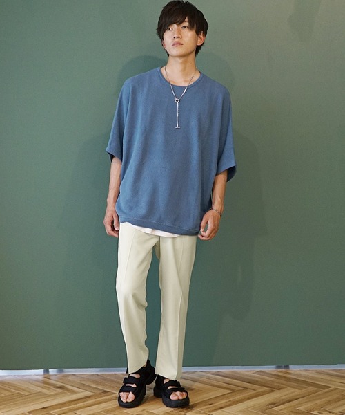 MinoriTY(マイノリティ)の「【MinoriTY】接触冷感ワイドテーパードパンツ スラックス チノパン メンズ 夏服 秋服(スラックス・メンズ・ブラック/アイボリー/グレー系その他/ブラウン/モカ・S/M/L)」の6枚目の写真