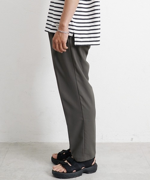 MinoriTY(マイノリティ)の「【MinoriTY】接触冷感ワイドテーパードパンツ スラックス チノパン メンズ 夏服 秋服(スラックス・メンズ・ブラック/アイボリー/グレー系その他/ブラウン/モカ・S/M/L)」の10枚目の写真