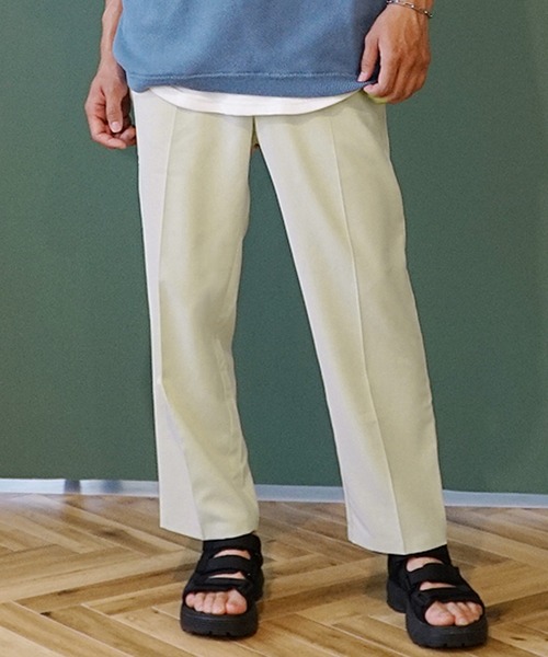 MinoriTY(マイノリティ)の「【MinoriTY】接触冷感ワイドテーパードパンツ スラックス チノパン メンズ 夏服 秋服(スラックス・メンズ・ブラック/アイボリー/グレー系その他/ブラウン/モカ・S/M/L)」の21枚目の写真