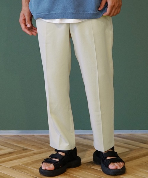 MinoriTY(マイノリティ)の「【MinoriTY】接触冷感ワイドテーパードパンツ スラックス チノパン メンズ 夏服 秋服(スラックス・メンズ・ブラック/アイボリー/グレー系その他/ブラウン/モカ・S/M/L)」の22枚目の写真