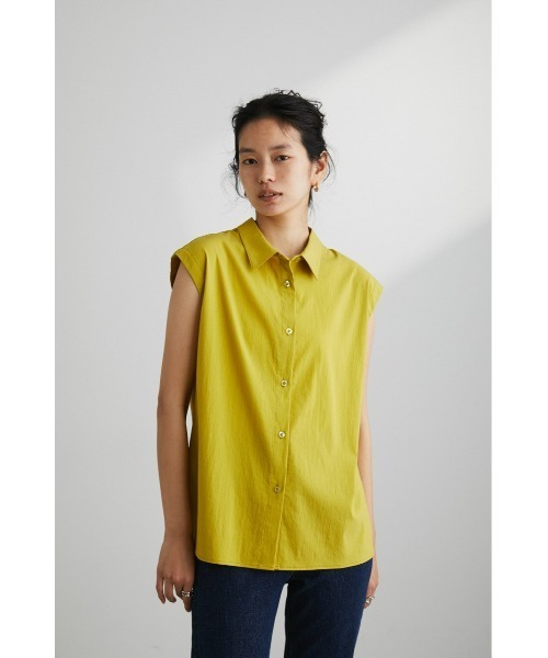 STYLEMIXER(スタイルミキサー)の「バックラウンドカッティングシャツ(シャツ/ブラウス・レディース・ブラック/ライトベージュ/ライム・FREE)」の17枚目の写真