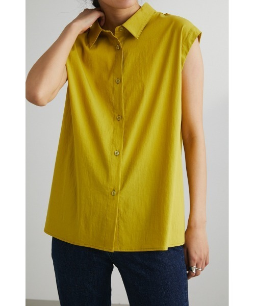 STYLEMIXER(スタイルミキサー)の「バックラウンドカッティングシャツ(シャツ/ブラウス・レディース・ブラック/ライトベージュ/ライム・FREE)」の19枚目の写真