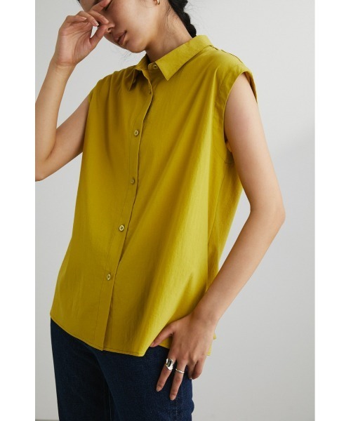 STYLEMIXER(スタイルミキサー)の「バックラウンドカッティングシャツ(シャツ/ブラウス・レディース・ブラック/ライトベージュ/ライム・FREE)」の20枚目の写真