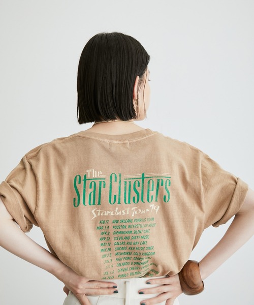 ADAM ET ROPE'(アダムエロペ)の「【GOOD ROCK SPEED】TOUR Tee(Tシャツ/カットソー・レディース・ベージュ/ブラック・FREE)」の18枚目の写真