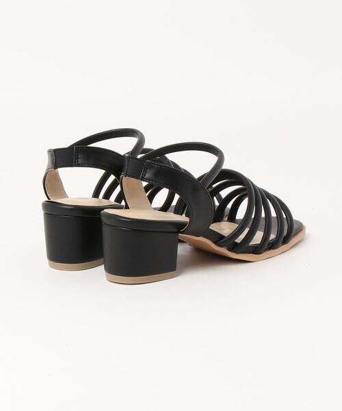 Realta（レアルタ）の「Realta(レアルタ)ストローベルトヒールサンダル（サンダル・レディース・ブラック/ブラウン/ベージュ・LL/S/M/L）」の5枚目の写真