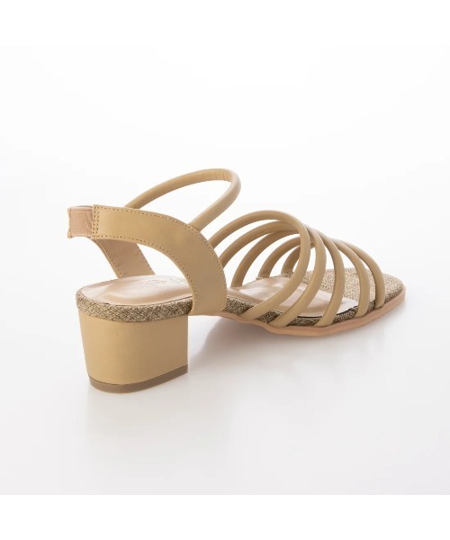 Realta（レアルタ）の「Realta(レアルタ)ストローベルトヒールサンダル（サンダル・レディース・ブラック/ブラウン/ベージュ・LL/S/M/L）」の14枚目の写真