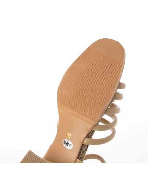 Realta（レアルタ）の「Realta(レアルタ)ストローベルトヒールサンダル（サンダル・レディース・ブラック/ブラウン/ベージュ・LL/S/M/L）」の20枚目の写真