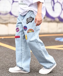 WEGO | WEGO/ワッペンデニムワイドパンツ(デニムパンツ)