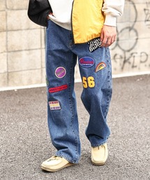 WEGO | WEGO/ワッペンデニムワイドパンツ(デニムパンツ)