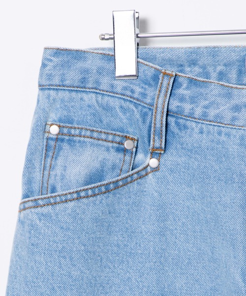 WEGO（ウィゴー）の「WEGO/ワッペンデニムワイドパンツ（デニムパンツ・メンズ・ライトインディゴブルー/インディゴブルー・MEDIUM/LARGE）」の15枚目の写真