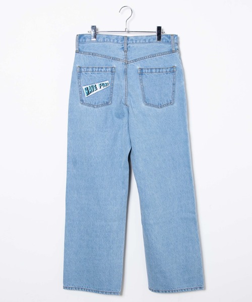 WEGO（ウィゴー）の「WEGO/ワッペンデニムワイドパンツ（デニムパンツ・メンズ・ライトインディゴブルー/インディゴブルー・MEDIUM/LARGE）」の20枚目の写真