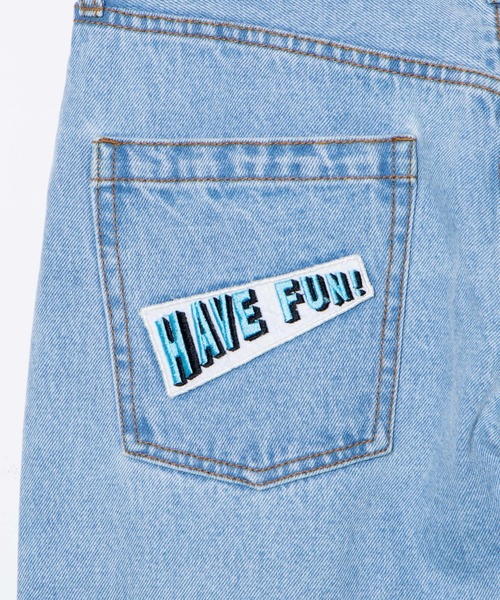 WEGO（ウィゴー）の「WEGO/ワッペンデニムワイドパンツ（デニムパンツ・メンズ・ライトインディゴブルー/インディゴブルー・MEDIUM/LARGE）」の21枚目の写真