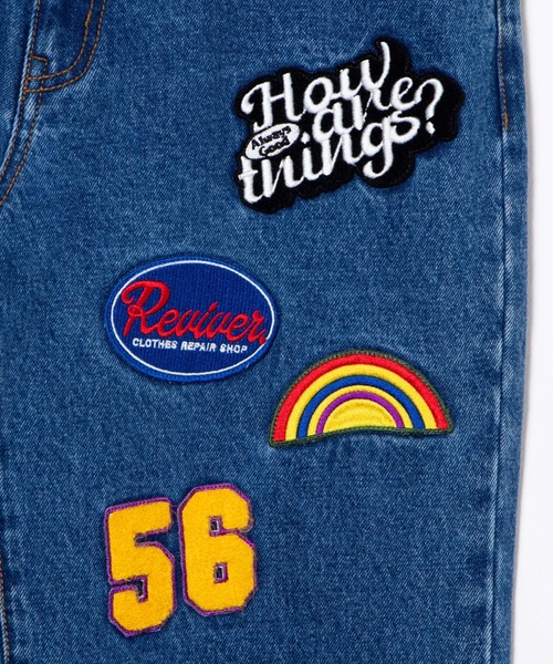 WEGO（ウィゴー）の「WEGO/ワッペンデニムワイドパンツ（デニムパンツ・メンズ・ライトインディゴブルー/インディゴブルー・MEDIUM/LARGE）」の22枚目の写真