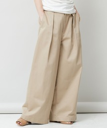 柚さま専用【クリーニング済】カレンソロジー＜&RC＞コットンサテンワイドパンツ Curensology（カレンソロジー）の「Curensology(カレンソロジー)/＜&RC