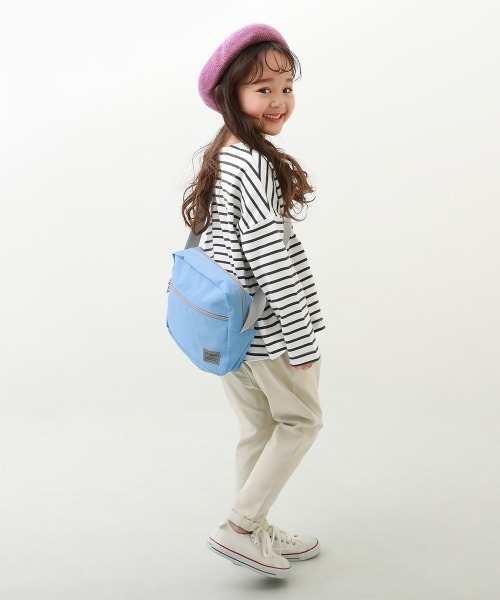 devirock（デビロック）の「メッセンジャーバッグ（ショルダーバッグ・キッズ・ブラック/ベージュ/パープル/ブルー・ONE SIZE）」の8枚目の写真