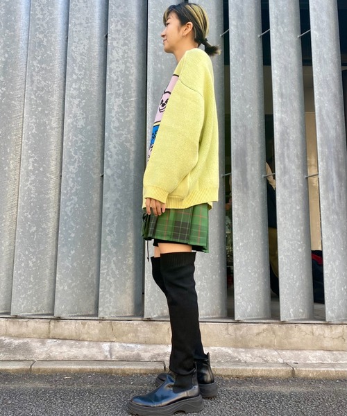 Candy Stripper(キャンディストリッパー)の「FUNNY COMIC ニット(ニット/セーター・レディース・ピンク/イエロー/ブラック・2)」の18枚目の写真