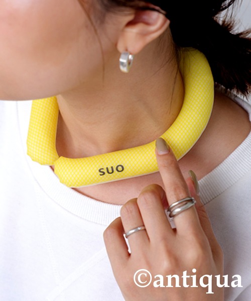 antiqua（アンティカ）の「28℃クールリング（生活家電・レディース・ブラック/イエロー/オレンジ/ブルー/グリーン・M/L）」の5枚目の写真