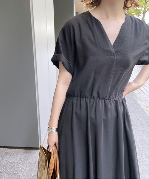 Spick & Span(スピックアンドスパン)の「≪追加≫ドビークロスサックドレス(ワンピース・レディース・ホワイト/ブラック・38/36)」の19枚目の写真