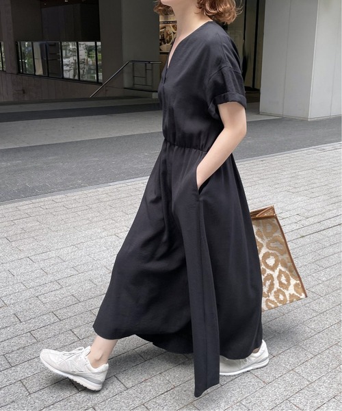 Spick & Span(スピックアンドスパン)の「≪追加≫ドビークロスサックドレス(ワンピース・レディース・ホワイト/ブラック・38/36)」の7枚目の写真