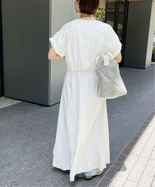 Spick & Span(スピックアンドスパン)の「≪追加≫ドビークロスサックドレス(ワンピース・レディース・ホワイト/ブラック・38/36)」の20枚目の写真