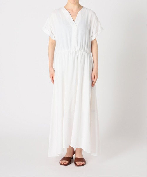 Spick & Span(スピックアンドスパン)の「≪追加≫ドビークロスサックドレス(ワンピース・レディース・ホワイト/ブラック・38/36)」の6枚目の写真