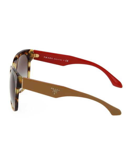 PRADA（プラダ）の「PRADA ボックスシェイプ サングラス / プラダ（サングラス・レディース・ブラック/その他1・フリー）」の4枚目の写真