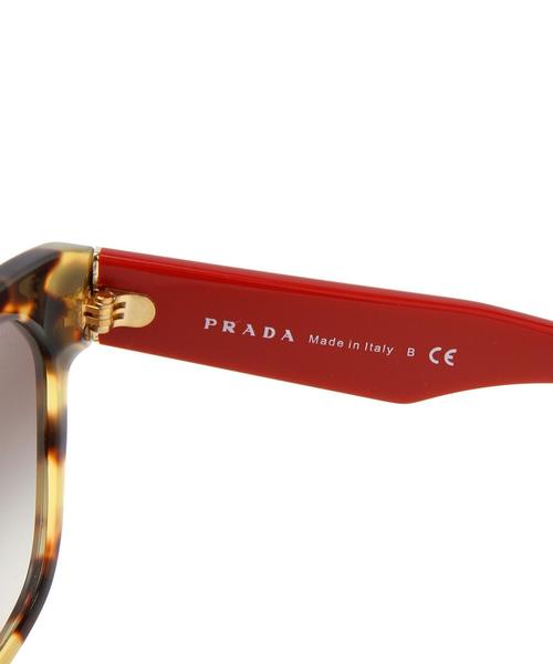 PRADA（プラダ）の「PRADA ボックスシェイプ サングラス / プラダ（サングラス・レディース・ブラック/その他1・フリー）」の8枚目の写真