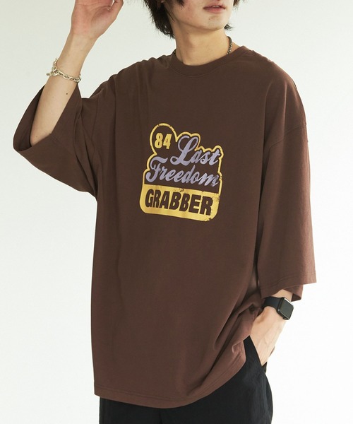 PBLIM(ページボーイリム)の「PAGEBOYLIM/レトロボードT(Tシャツ/カットソー・レディース・ブラック/ブラウン・MEDIUM/LARGE)」の1枚目の写真