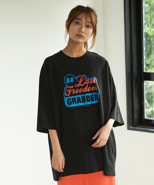 PBLIM(ページボーイリム)の「PAGEBOYLIM/レトロボードT(Tシャツ/カットソー・レディース・ブラック/ブラウン・MEDIUM/LARGE)」の4枚目の写真