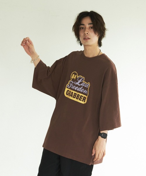 PBLIM(ページボーイリム)の「PAGEBOYLIM/レトロボードT(Tシャツ/カットソー・レディース・ブラック/ブラウン・MEDIUM/LARGE)」の7枚目の写真