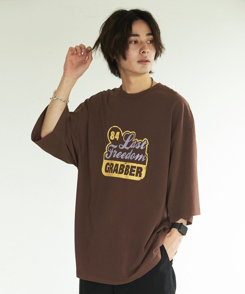 PBLIM(ページボーイリム)の「PAGEBOYLIM/レトロボードT(Tシャツ/カットソー・レディース・ブラック/ブラウン・MEDIUM/LARGE)」の8枚目の写真