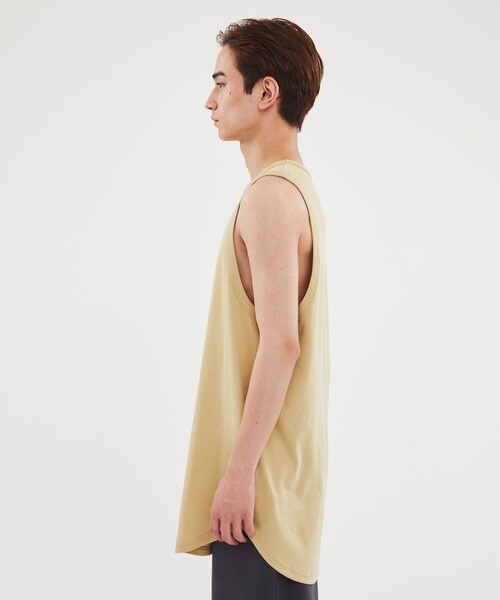 CITY TOKYO（シティトウキョウ）の「サイロプレミアム タンクトップ（タンクトップ・メンズ・オフホワイト/シルバー/イエロー・1/2）」の11枚目の写真