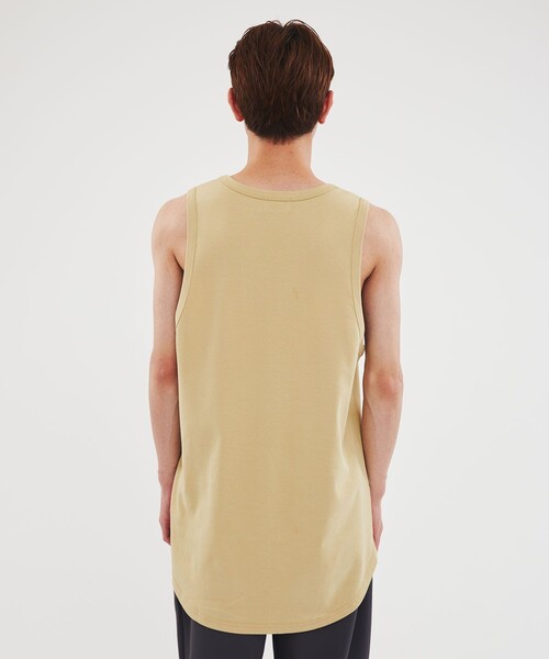 CITY TOKYO（シティトウキョウ）の「サイロプレミアム タンクトップ（タンクトップ・メンズ・オフホワイト/シルバー/イエロー・1/2）」の4枚目の写真