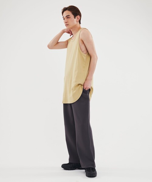 CITY TOKYO（シティトウキョウ）の「サイロプレミアム タンクトップ（タンクトップ・メンズ・オフホワイト/シルバー/イエロー・1/2）」の15枚目の写真