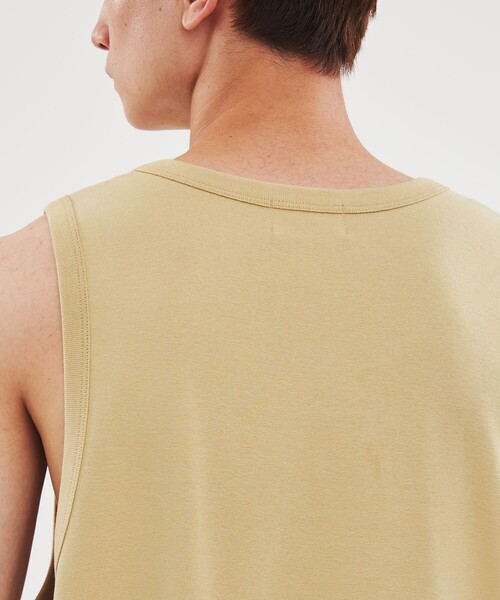 CITY TOKYO（シティトウキョウ）の「サイロプレミアム タンクトップ（タンクトップ・メンズ・オフホワイト/シルバー/イエロー・1/2）」の5枚目の写真