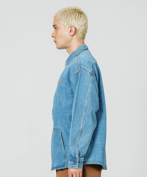 XLARGE エクストララージ デニムシャツ 長袖 XLARGE（エクストララージ）の「DENIM ZIP SHIRT（シャツ