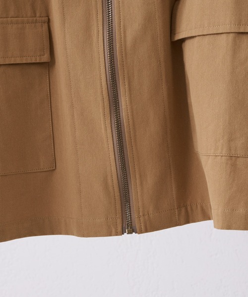 CIAOPANIC TYPY（チャオパニックティピー）の「□【一部SHOP限定】コットンツイルzipupミリタリーベスト（ベスト・メンズ・ブラック/ベージュ/カーキ・M/L）」の21枚目の写真