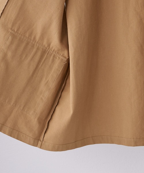 CIAOPANIC TYPY（チャオパニックティピー）の「□【一部SHOP限定】コットンツイルzipupミリタリーベスト（ベスト・メンズ・ブラック/ベージュ/カーキ・M/L）」の7枚目の写真