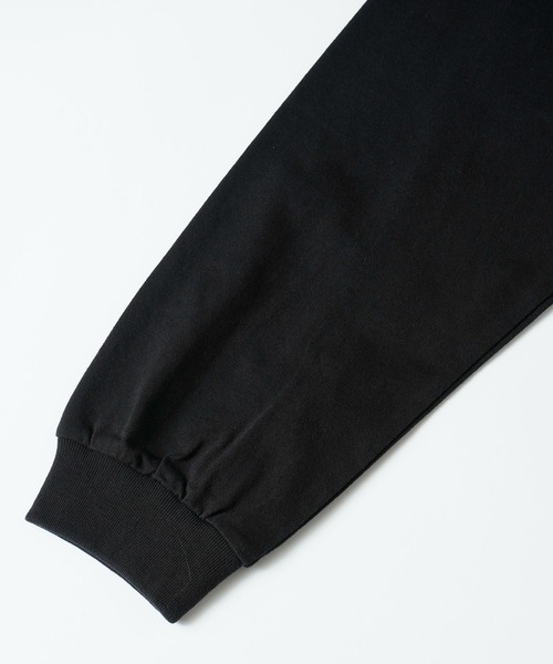 MILKFED.（ミルクフェド）の「BAR LOGO WIDE L/S TEE（Tシャツ/カットソー・レディース・ホワイト/ライトグレー/オフホワイト/ブラック/ベージュ/ライトブルー/ライトピンク・ONE SIZE）」の14枚目の写真