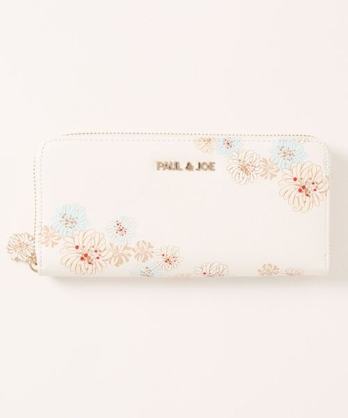 Paul Joe Accessoires 財布 ポール アンド ジョー アクセソワ アンド クリザンテーム プリント Paul Accessoires ポールアンドジョーアクセソワ のファッション ラウンドロングウォレット 財布 Joe