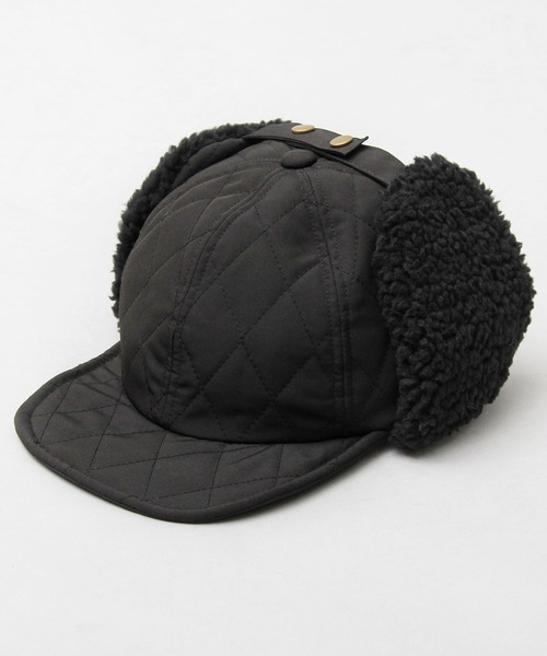 Basiquenti(ベーシックエンティ)の「キルティング ボア フライトキャップ(キャップ・メンズ・ブラック/ベージュ/ブルー/グリーン/ネイビー/カーキ・FREE)」の19枚目の写真
