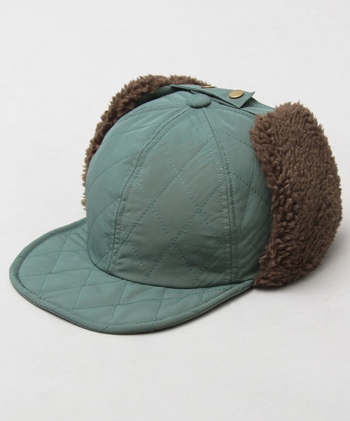 Basiquenti(ベーシックエンティ)の「キルティング ボア フライトキャップ(キャップ・メンズ・ブラック/ベージュ/ブルー/グリーン/ネイビー/カーキ・FREE)」の22枚目の写真