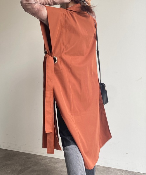 CPCM(シーピーシーエム)の「2WAYポンチョ風ハトメトレンチ(トレンチコート・レディース・ベージュ/ブラウン/カーキ・FREE)」の19枚目の写真