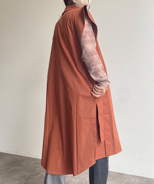 CPCM(シーピーシーエム)の「2WAYポンチョ風ハトメトレンチ(トレンチコート・レディース・ベージュ/ブラウン/カーキ・FREE)」の20枚目の写真