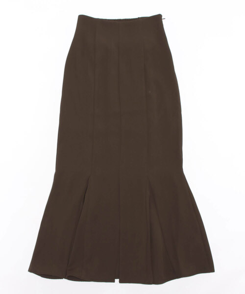 archives(アルシーヴ)の「マチ付きマーメイドスカート(無地)(スカート・レディース・チャコールグレー/ブラック/ブラウン/アイボリー/ダークブラウン・MEDIUM)」の4枚目の写真