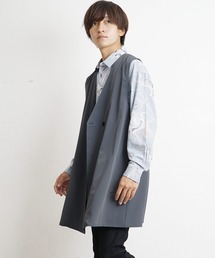 ダブルブレストロングジレ