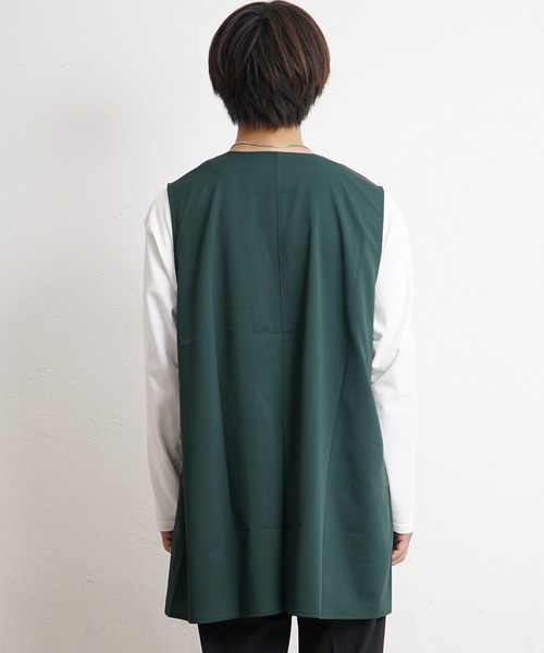 MinoriTY（マイノリティ）の「ダブルブレストロングジレ（ベスト・メンズ・グレー/ブラック/グリーン・M/L）」の13枚目の写真