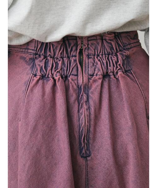 Sugar spoon（シュガースプーン）の「・SUGAR SPOON カラーデニムスカート（スカート・レディース・ブラック/ピンク/グリーン・FREE）」の4枚目の写真